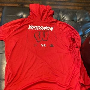 Wisconsin Mens longsleeve hoodie